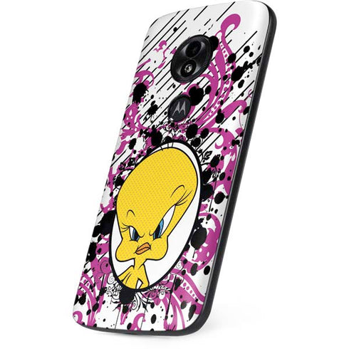 Looney Tunes Tweety Bird with Attitude Moto E5 Play Skin